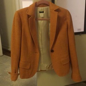 Size 4 J. Crew Marigold Wool Blazer